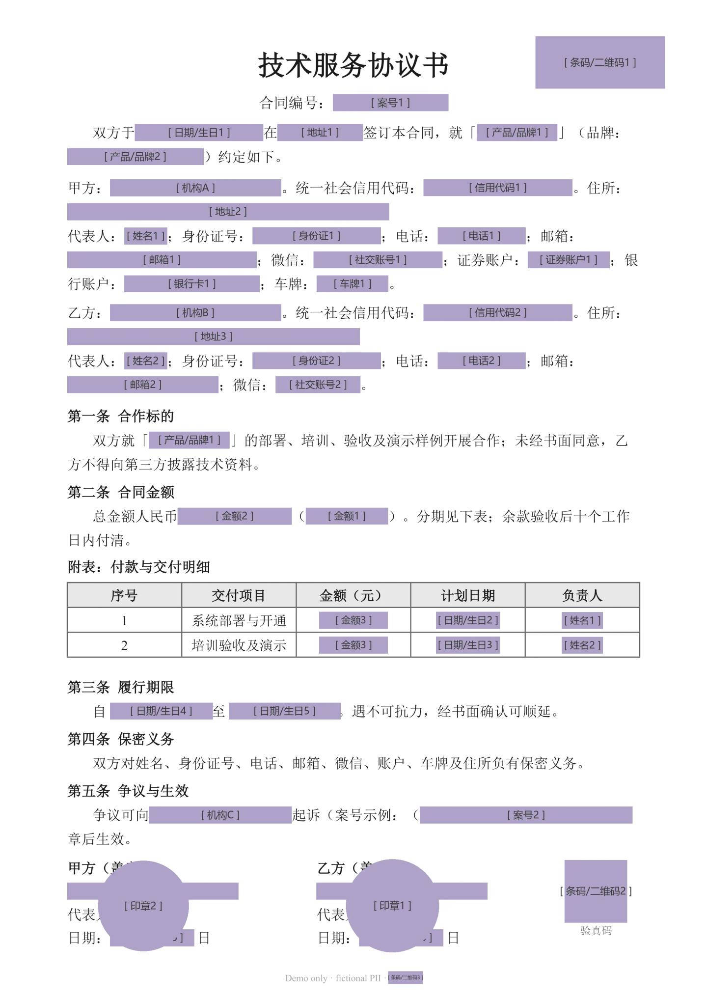 假名化替换脱敏效果